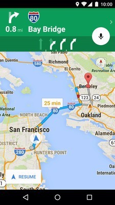google地图手机版截屏2