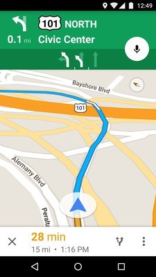 google地图手机版截屏1