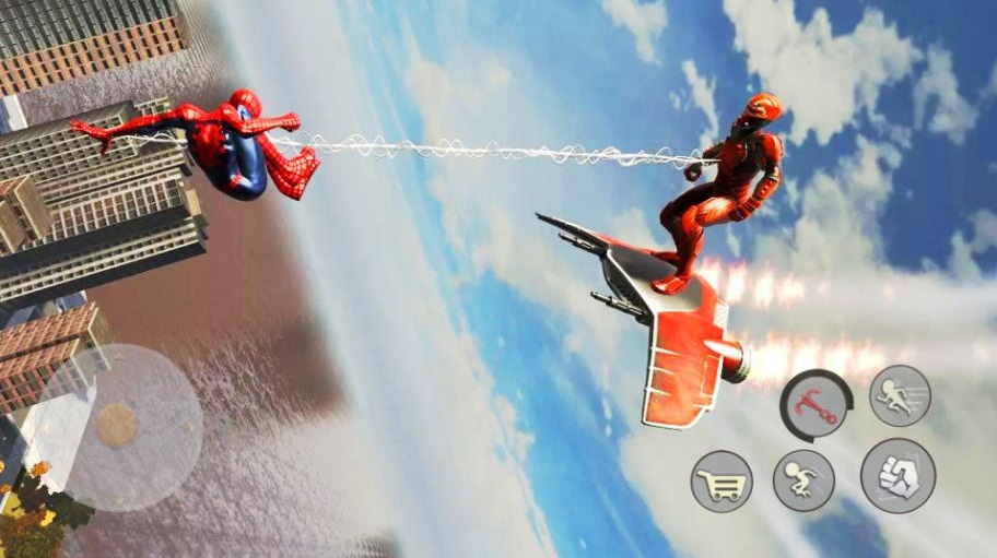 蜘蛛绳索英雄变身手机版截屏3