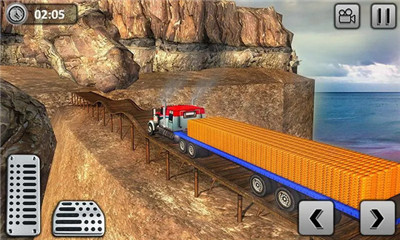 卡车司机泥泞山路安卓版截屏2