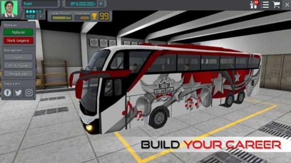 印尼巴士模拟器豪华巴士安卓版截屏2