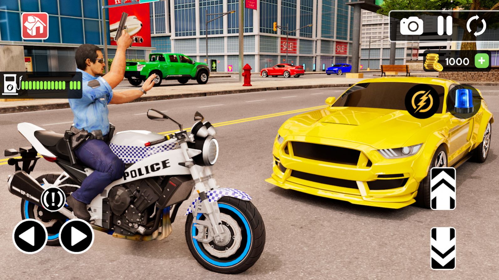 警察驾驶摩托车安卓版截屏1